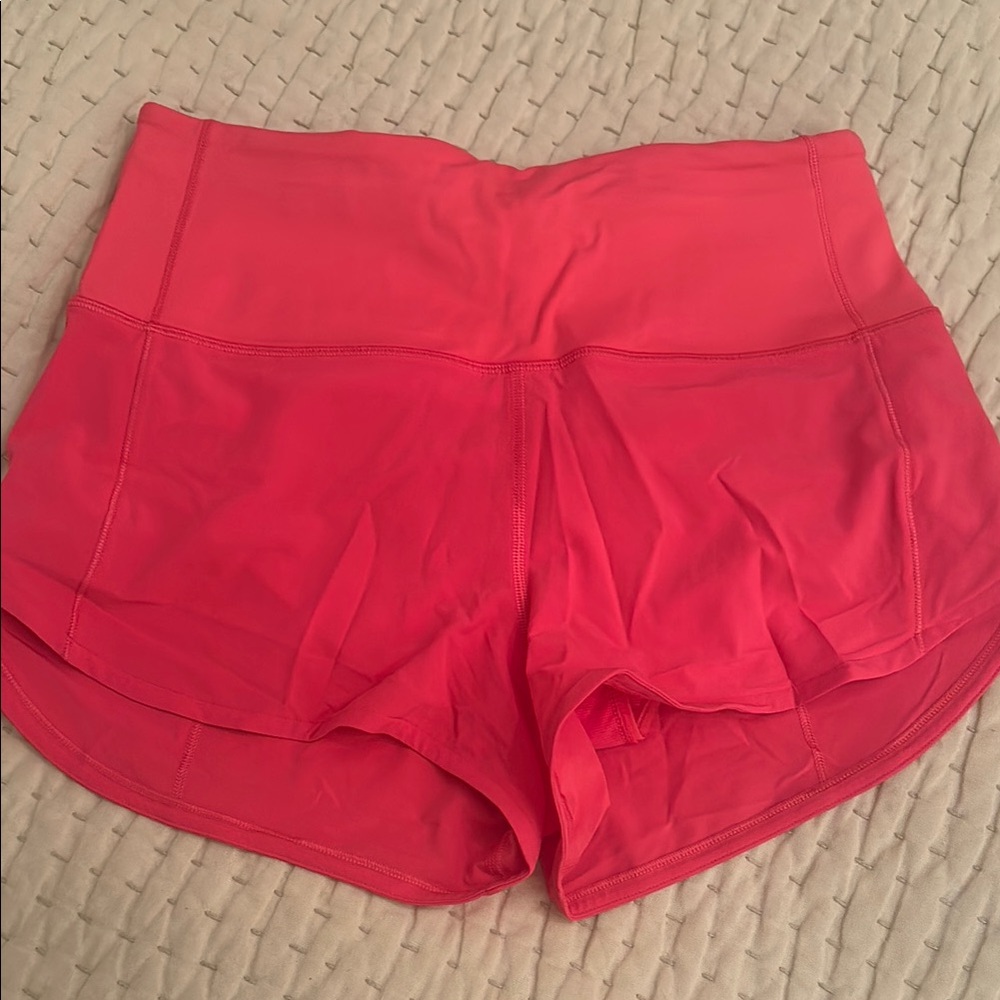 Lululemon Speed Up Shorts Pink